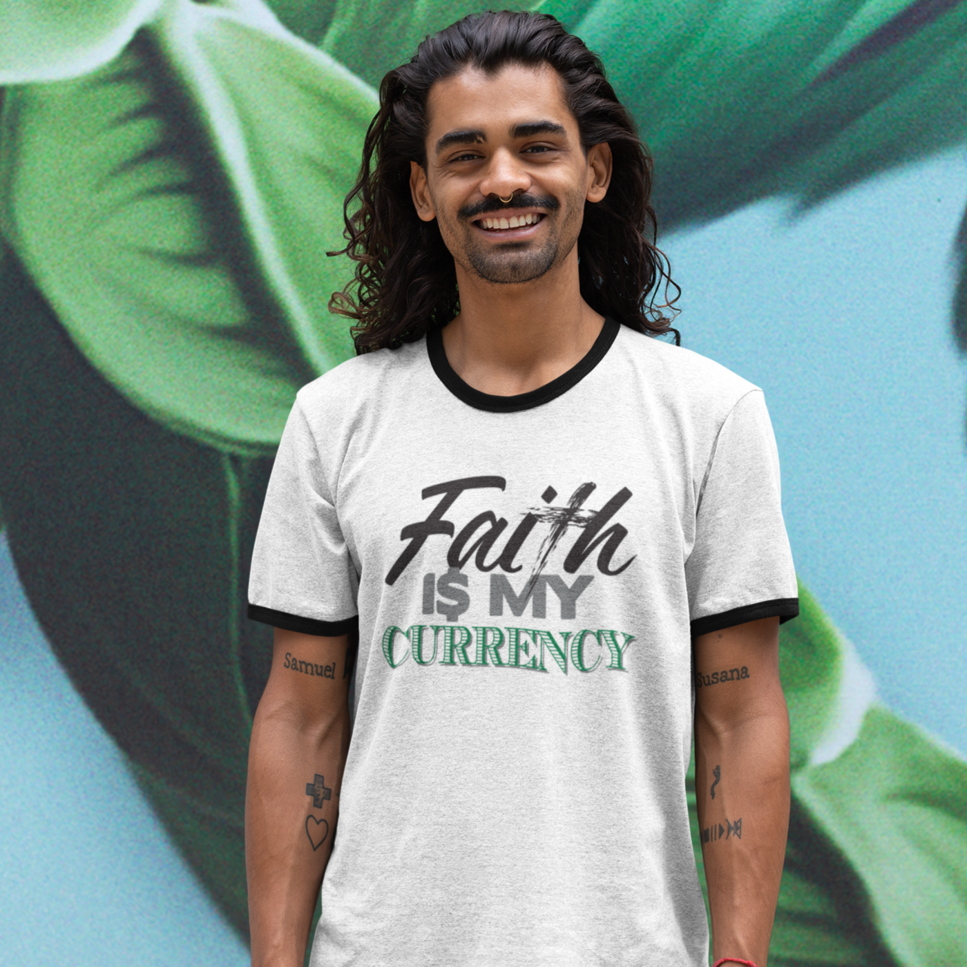 Faith Is My Currency - Ringer Tee