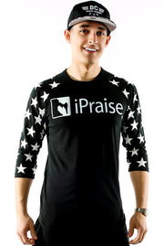 3/4 Sleeve iPraise Shirt w/ Stars
