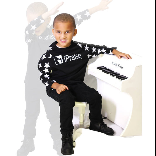 Youth 3/4 Sleeve iPraise Shirt w/ Stars